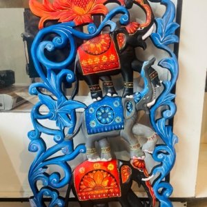 Hand-Painted Tea Coaster Holder – Elephant