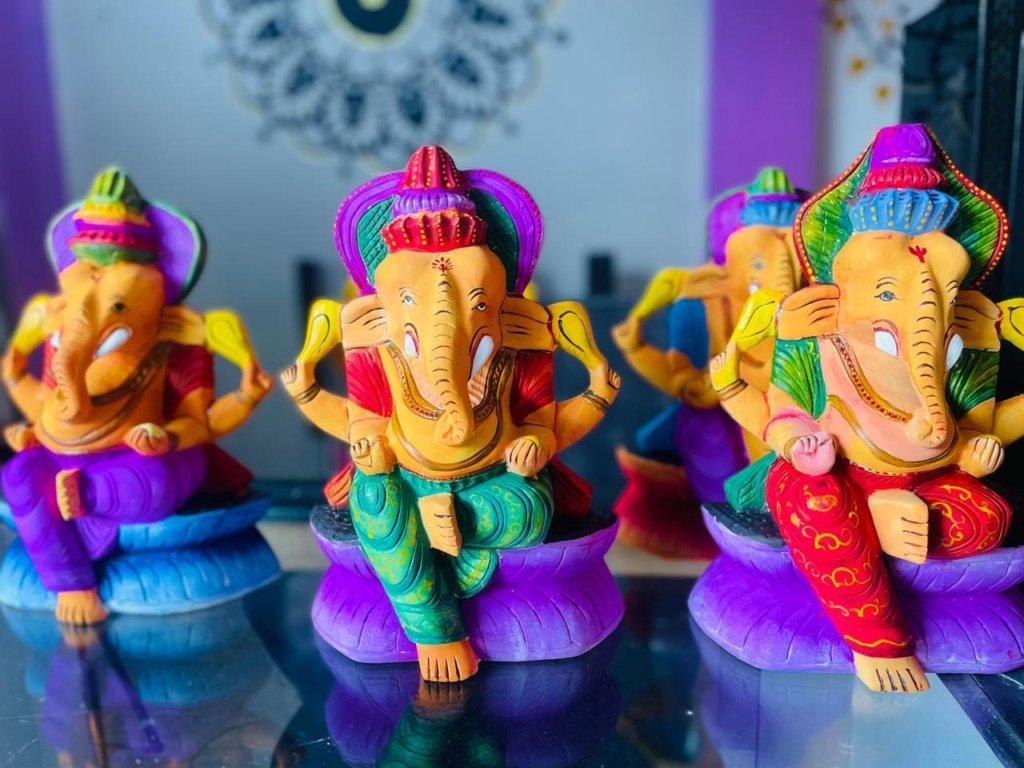 Coaster Set (6pcs) – Elephants & Forest