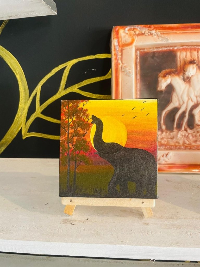 Hand-Painted Wall Plate – Sigiriya Landscape