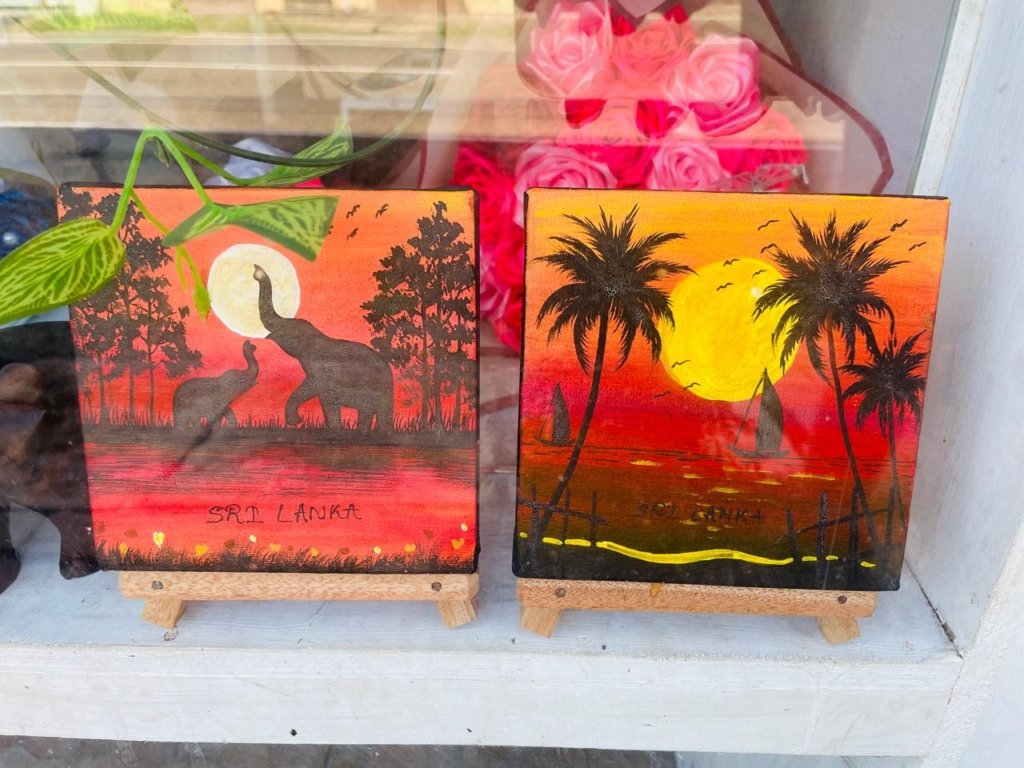 Mini Table Stand – Painted Beach